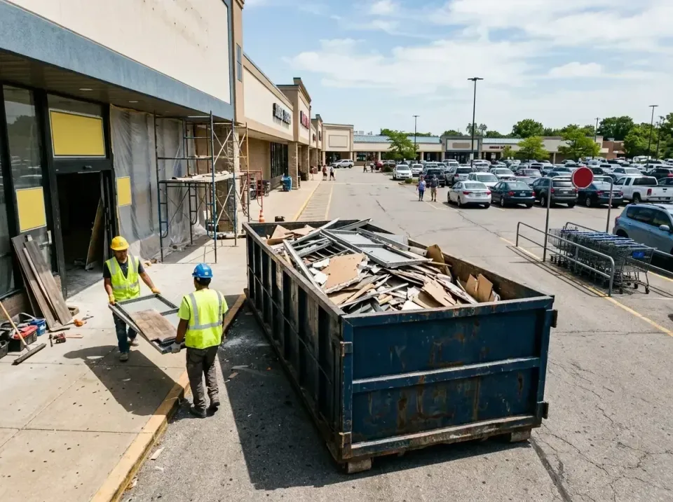 retail-store-renovation-debris-003 — frequently asked questions, Roll-off Dumpster Rentals in Baldwin, WI